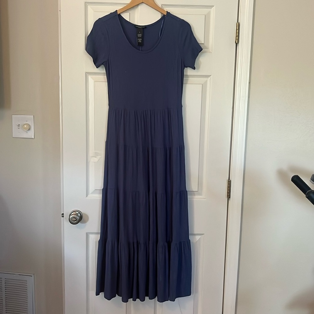 Navy cotton dress